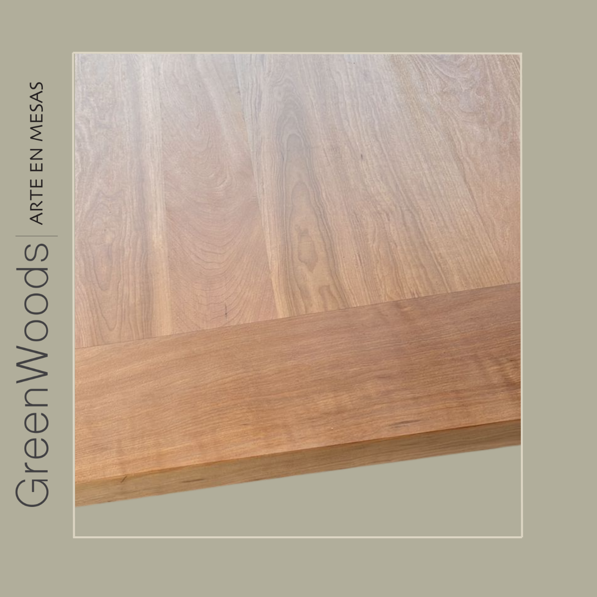 Banqueta madera lenga cooper