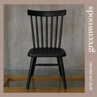 Silla de Comedor Moderna en Madera | Modelo Windsor - banquetas | Greenwoods Chile