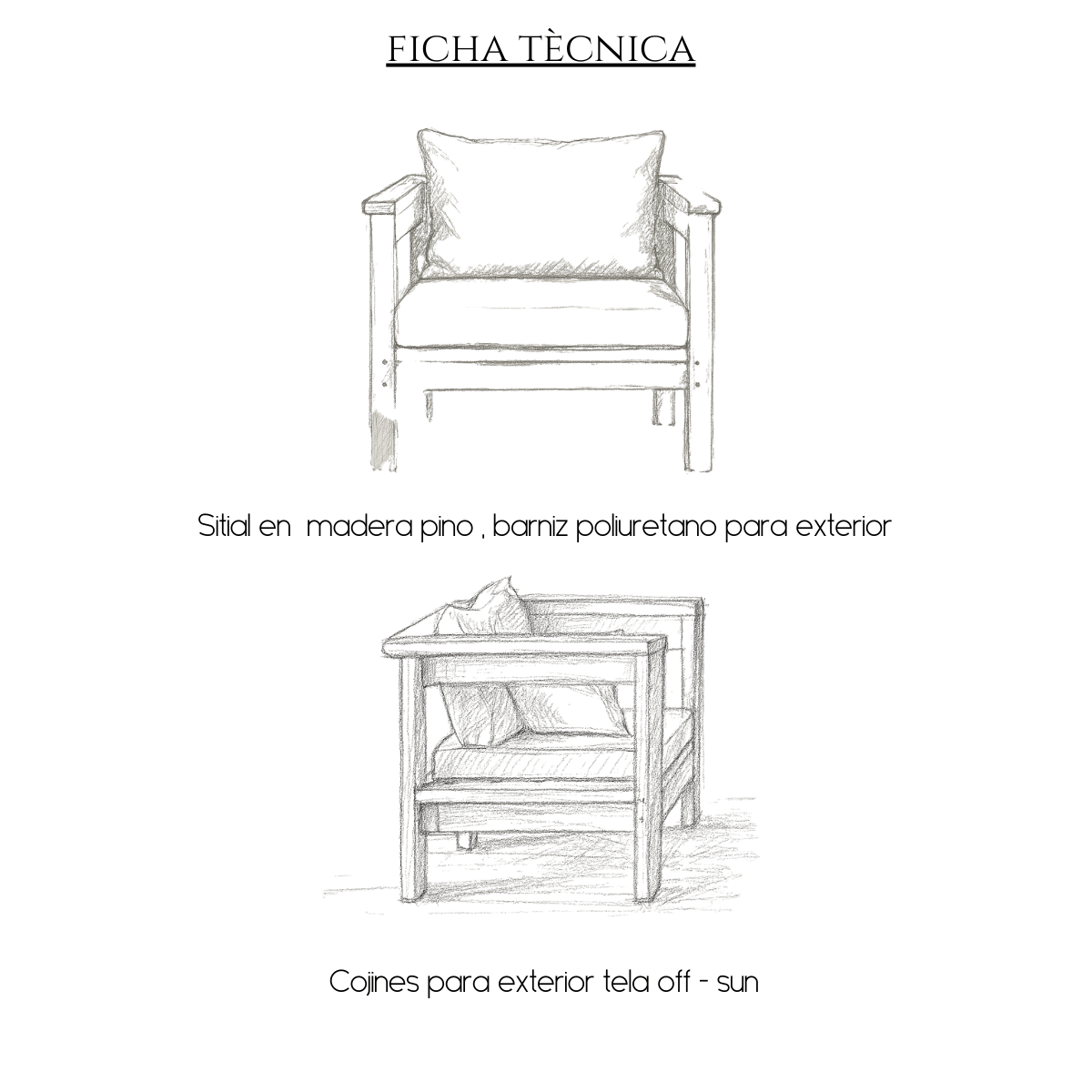 Sitial marbella terraza madera - | Greenwoods Chile