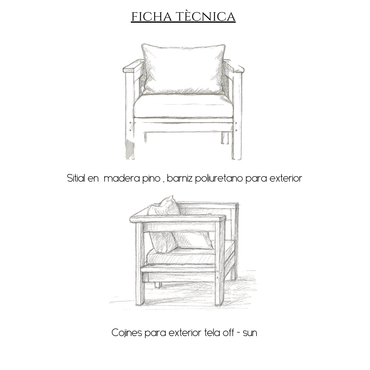 Sitial marbella terraza madera - | Greenwoods Chile