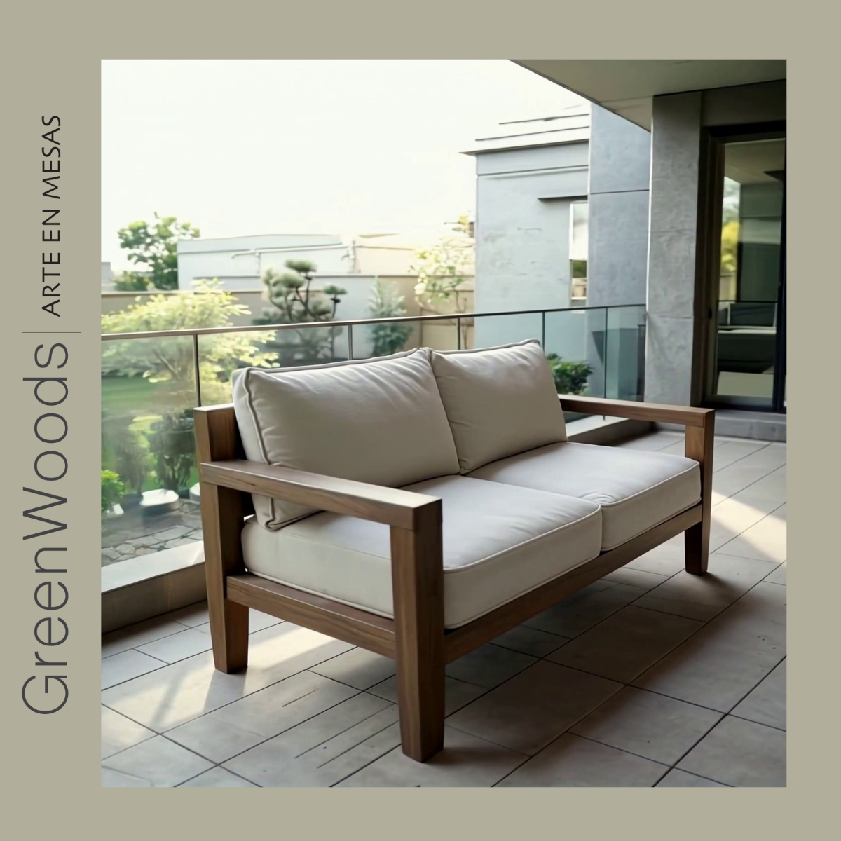sofa de terraza , muebles de terraza , sillones de terraza , muebles de madera para terraza , juegos de teraza , sofas a medida, conjunto de terraza