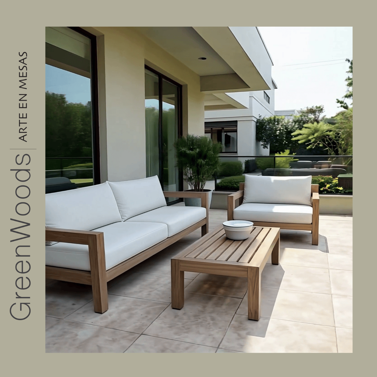 sofa de terraza , muebles de terraza , sillones de terraza , muebles de madera para terraza , juegos de teraza , sofas a medida, conjunto de terraza