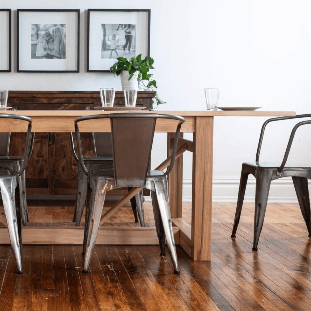 Mesa de comedor madera Simple. - | Greenwoods Chile