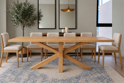 Juego de Comedor María en Madera Lenga con Sillas Antonia a Medida