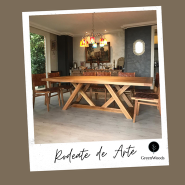 Mesa de Comedor Italia en Madera Lenga a Medida