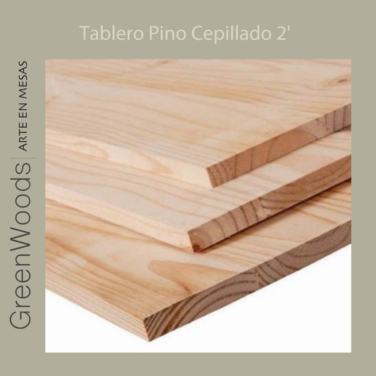 TABLERO MADERA PINO CEPILLADA  2" (40-45 mm)