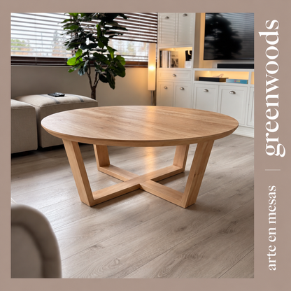 Mesa de Centro Modelo Ávila en Madera | Greenwoods