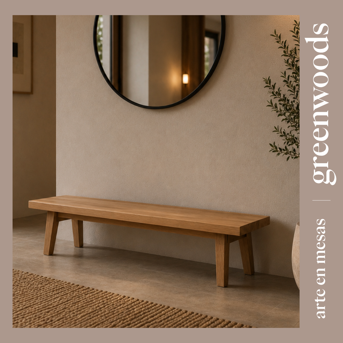 Banqueta de Madera Paris