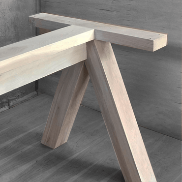Base de comedor de madera Escala. - base de mesa de comedor | Greenwoods Chile