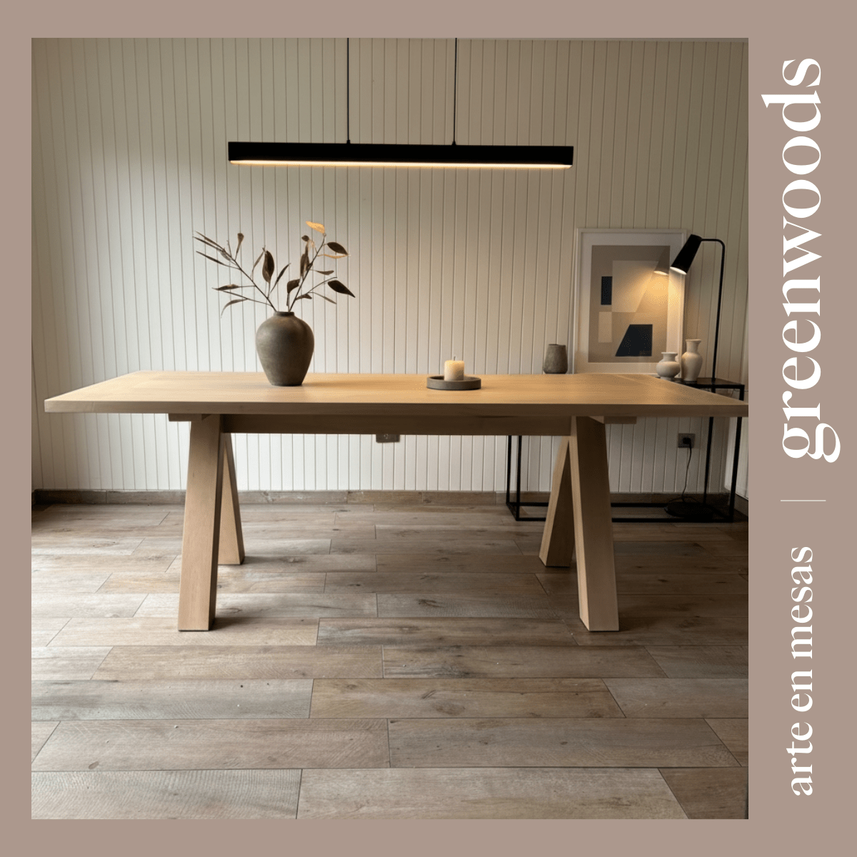 Comedor de madera lenga Escala. - mesa comedor | Greenwoods Chile