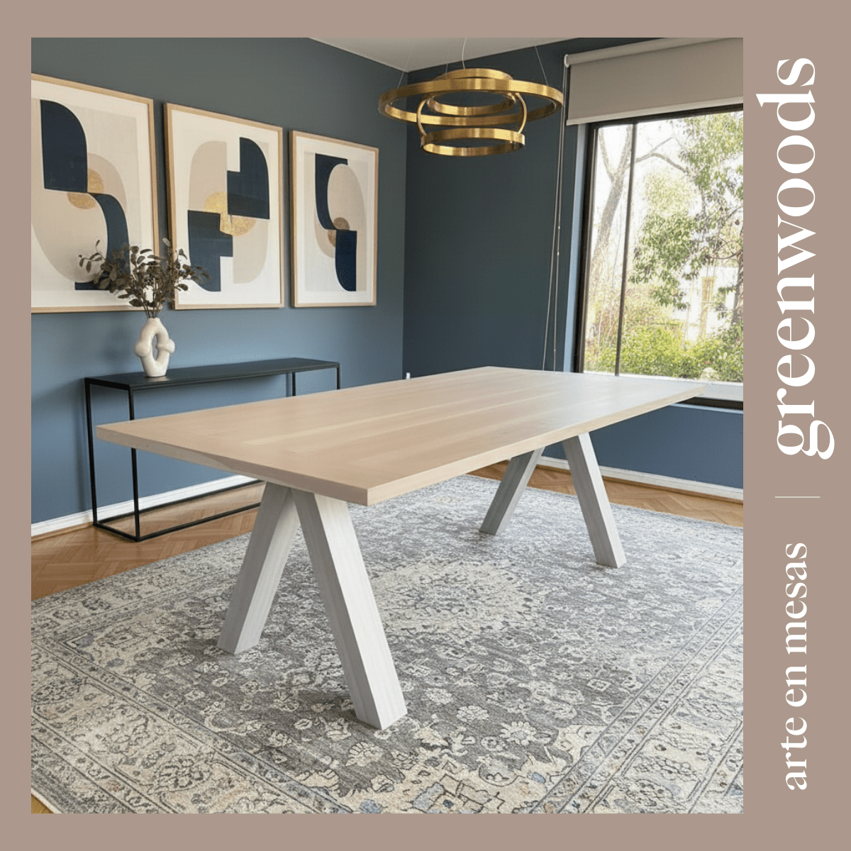 Comedor de madera lenga Escala. - mesa comedor | Greenwoods Chile