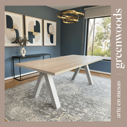 Comedor de madera lenga Escala. - mesa comedor | Greenwoods Chile