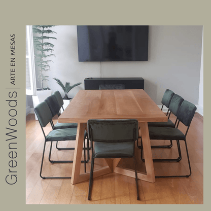 Cubierta madera lenga personalizada para mesas - Mesas | Greenwoods Chile