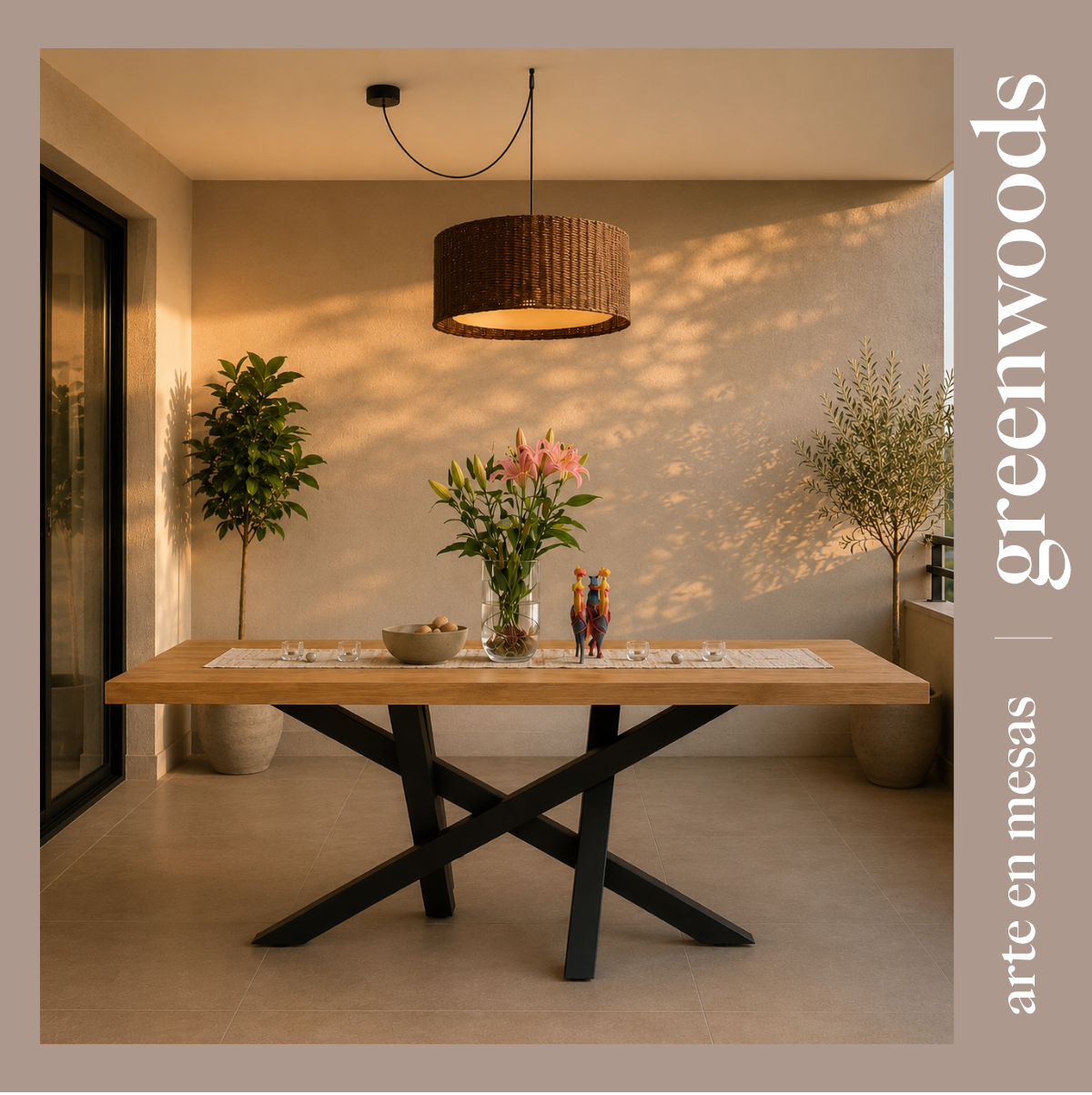 Muebles para terrazas de 10 m² | Living y comedor exterior