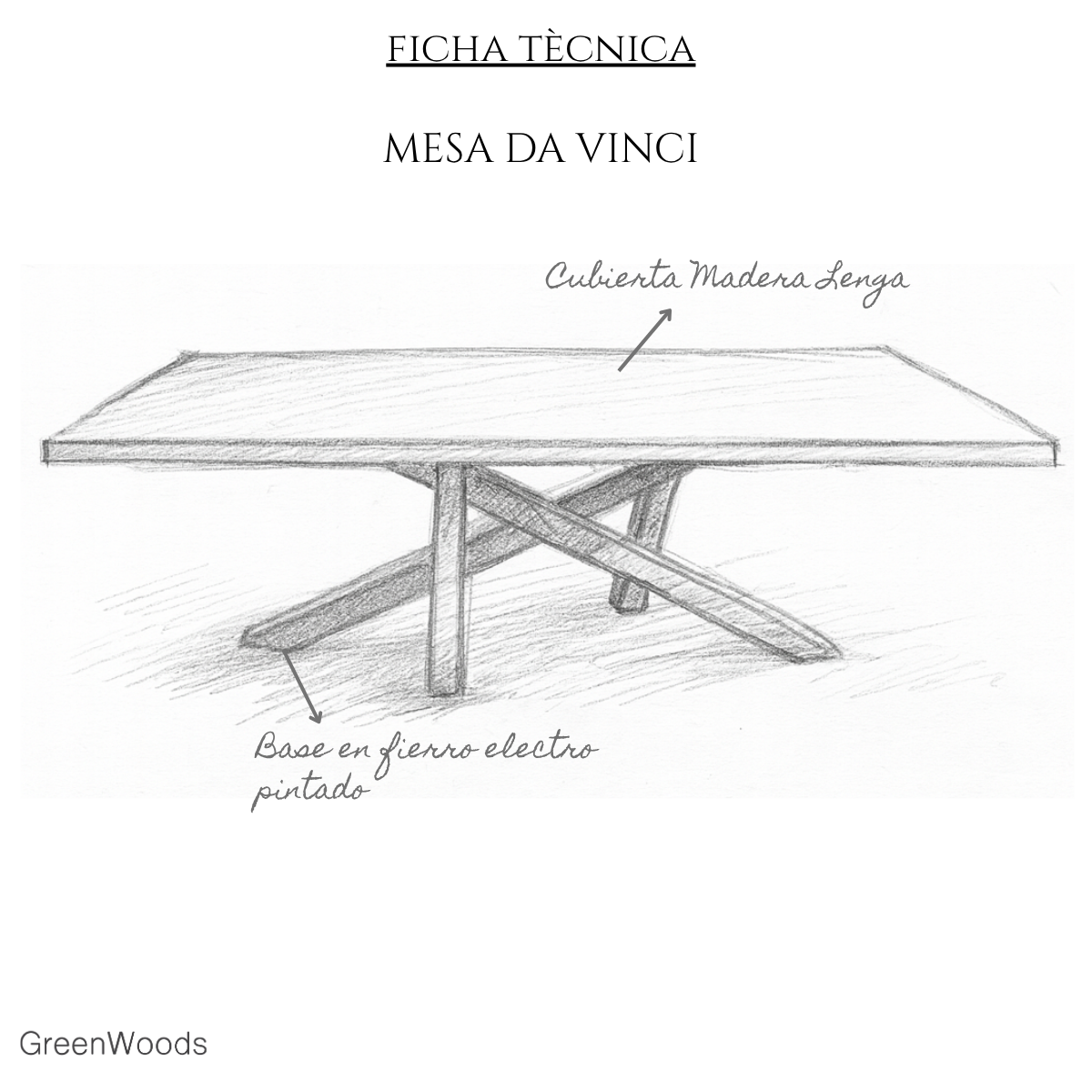 MESA DE COMEDOR FIERRO Y MADERA INDUSTRIAL DA VINCI TERRAZA