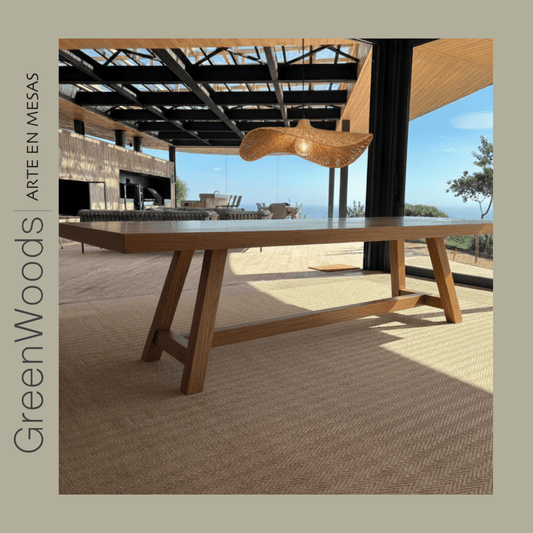 Mesa de Comedor Escandinava de Madera Lenga - Mesas | Greenwoods Chile