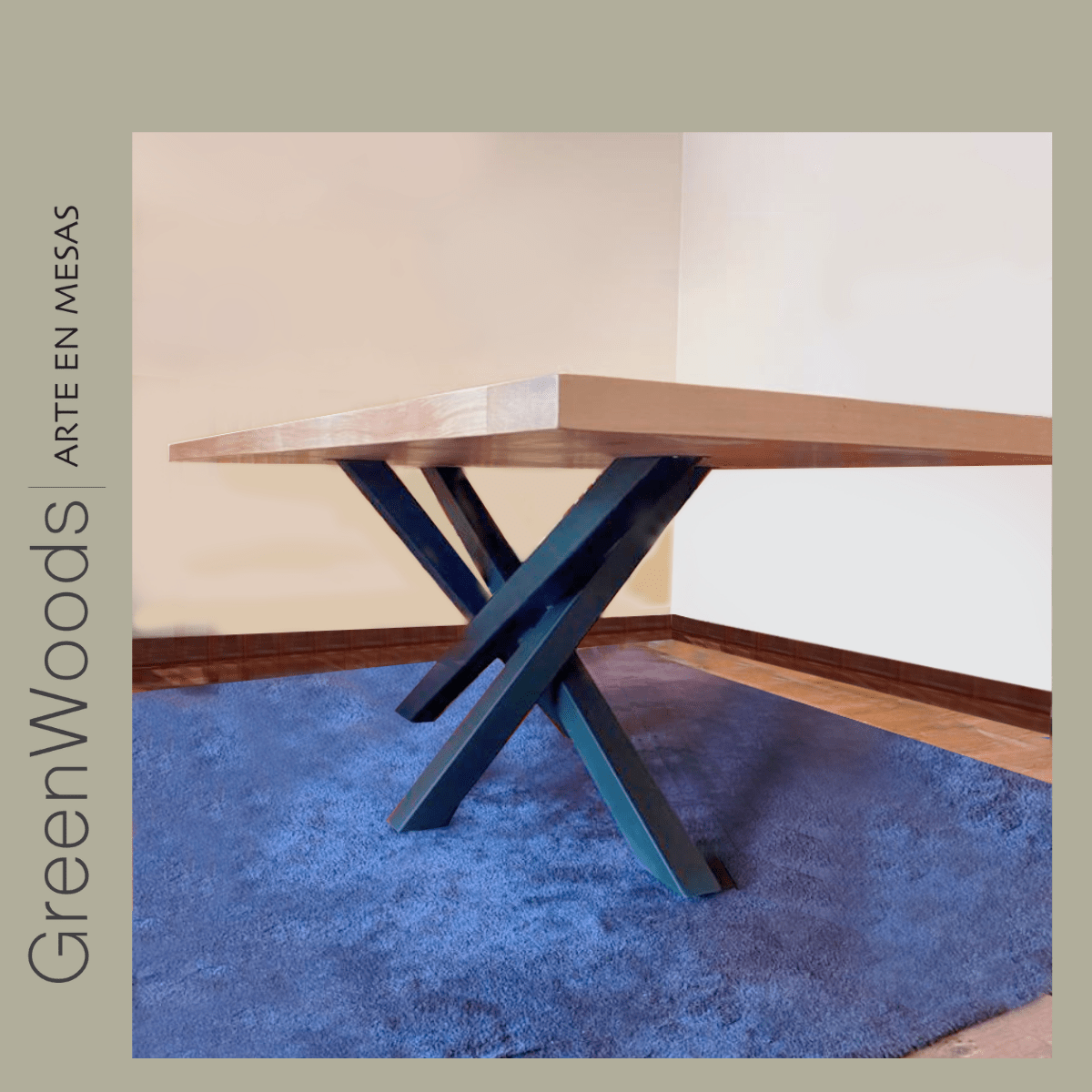 Mesa Da Vinci fabricada a medida en Chile por Greenwoods