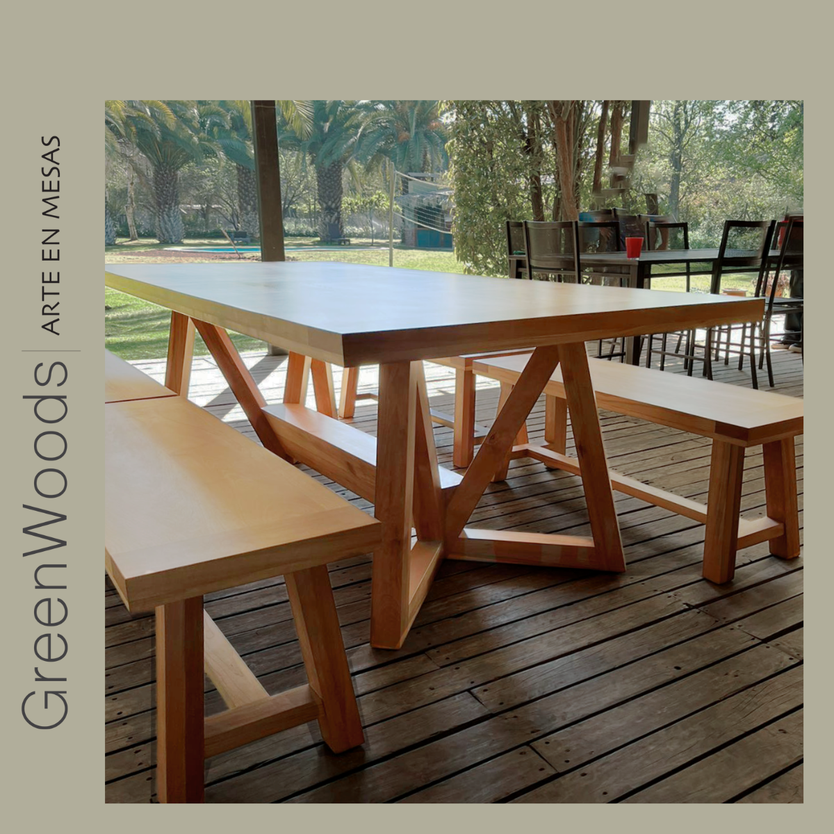 mesas modernas , mesas en madera lenga modernas , mesas de diseño moderno, mesas de comedor en madera , mesas de terraza en madera