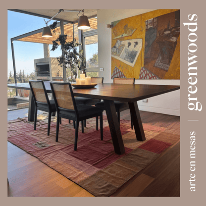 Mesa de Comedor Madrid en Madera | Comedores y Mesas de Madera | Greenwoods - Mesas | Greenwoods Chile
