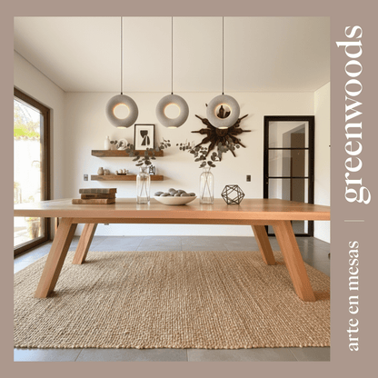 Mesa de Comedor Madrid en Madera | Comedores y Mesas de Madera | Greenwoods - Mesas | Greenwoods Chile