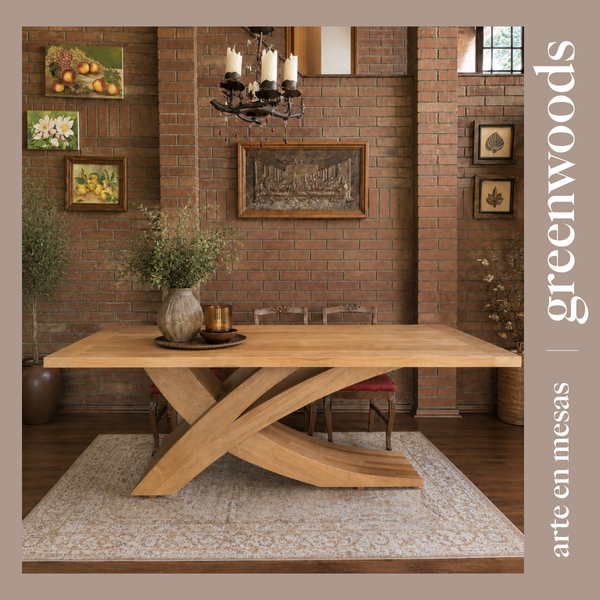 Mesa de Comedor Madera Picasso a Medida | Greenwoods Chile