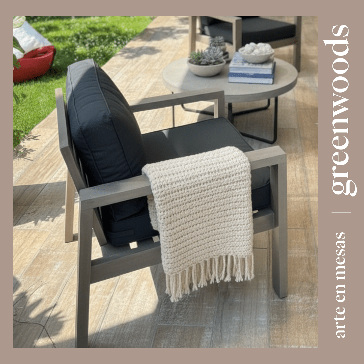 Sitial Terraza Valencia madera lenga - | Greenwoods Chile