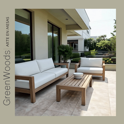 sofa de terraza , muebles de terraza , sillones de terraza , muebles de madera para terraza , juegos de teraza , sofas a medida, conjunto de terraza