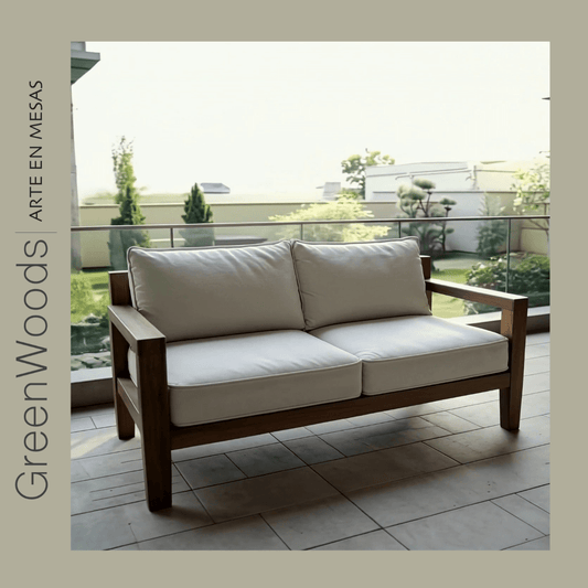 Sofa Terraza Valencia madera lenga - | Greenwoods Chile