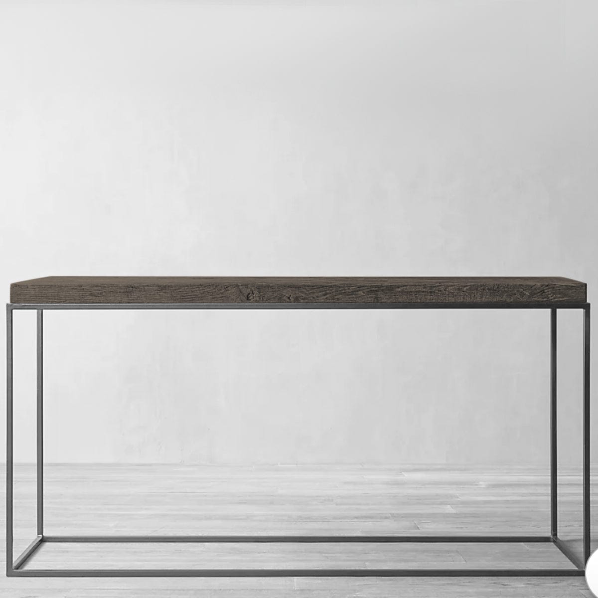 Arrimo de Madera Ruby con Fierro Negro