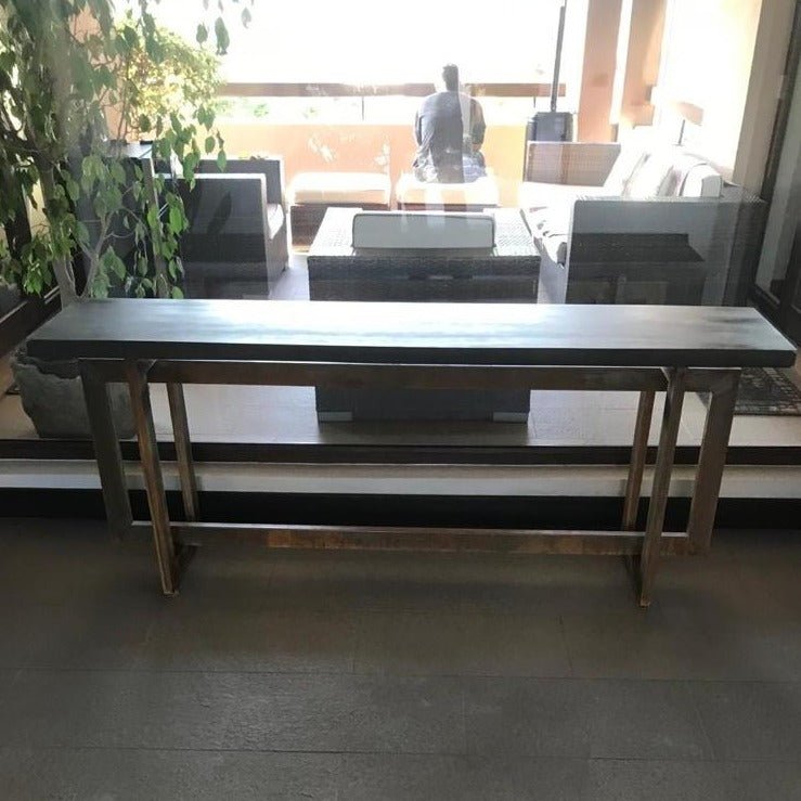 Arrimo Enlace. (base fierro y cubierta de madera) - | Greenwoods Chile