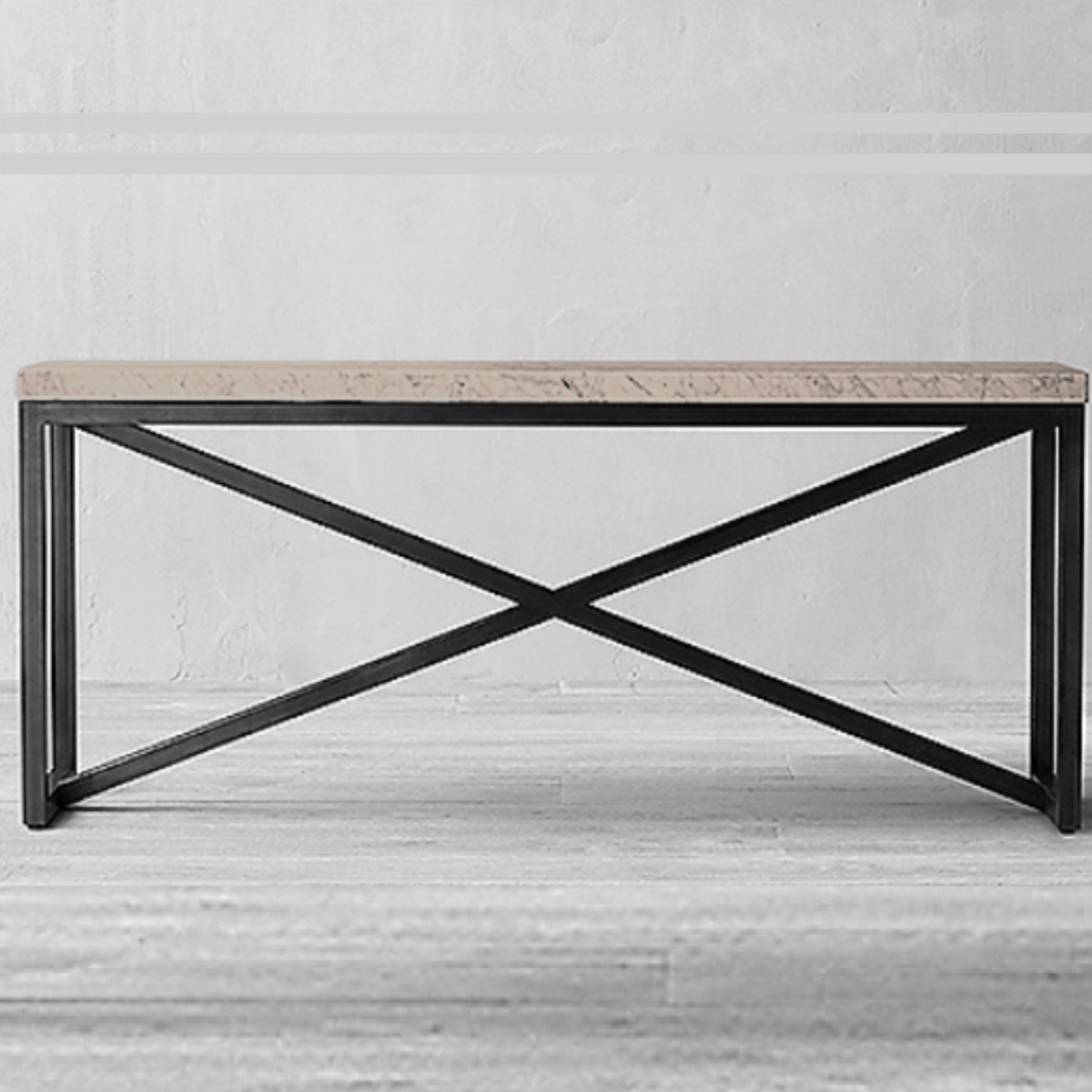 Arrimo consola Murano estilo industrial para living o comedor | Greenwoods Chile