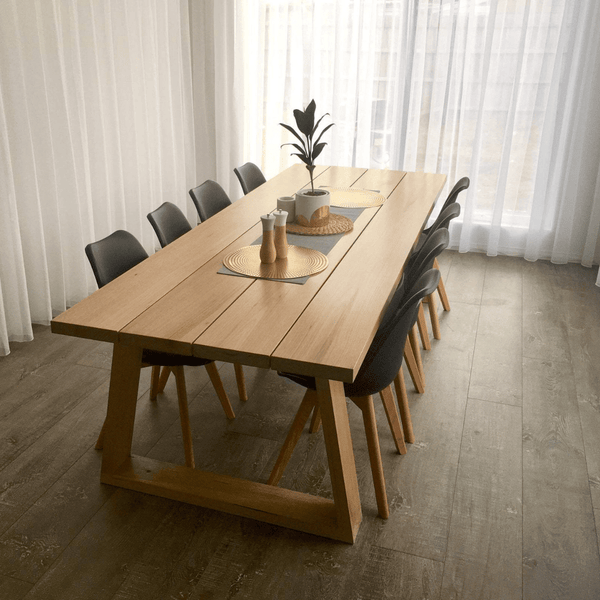 MESA DE COMEDOR MADERA LENGA TABLA A MEDIDA | GREENWOODS