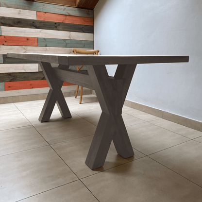 Mesa de comedor madera moderna Tijeras. - mesa comedor | Greenwoods Chile