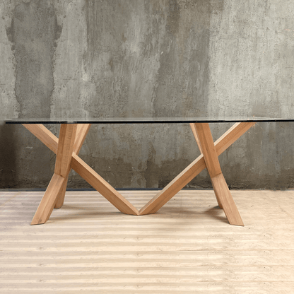 Mesa de comedor Tripode en madera lenga - mesa comedor | Greenwoods Chile